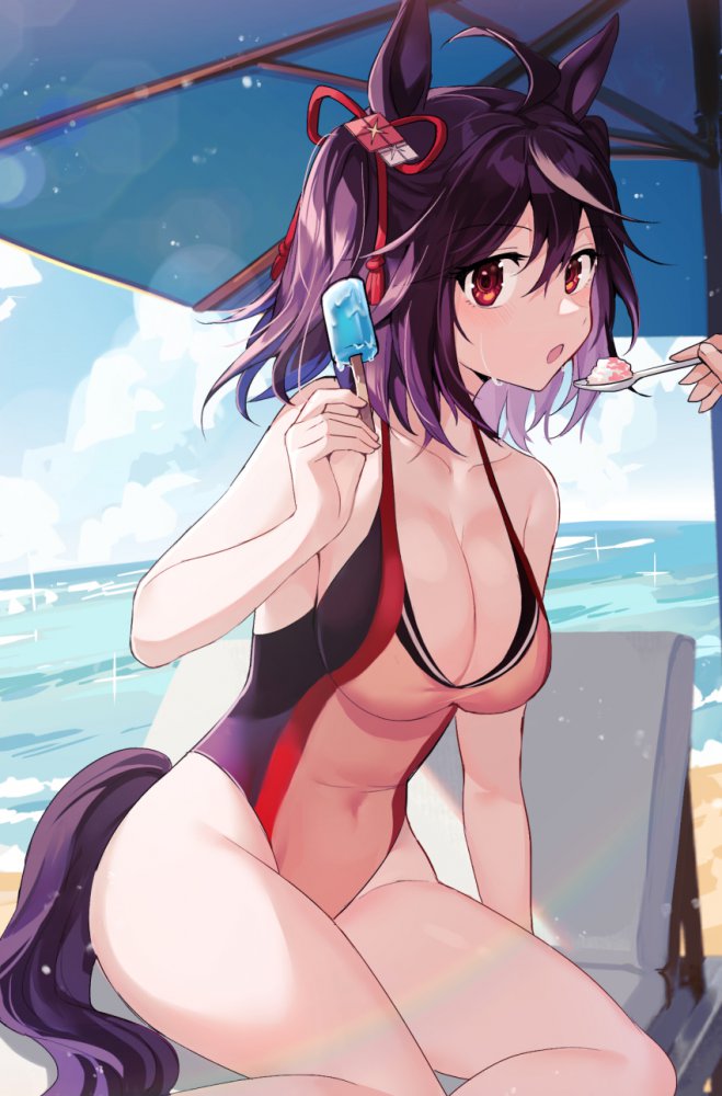 水着のエロ画像フォルダを解放していく