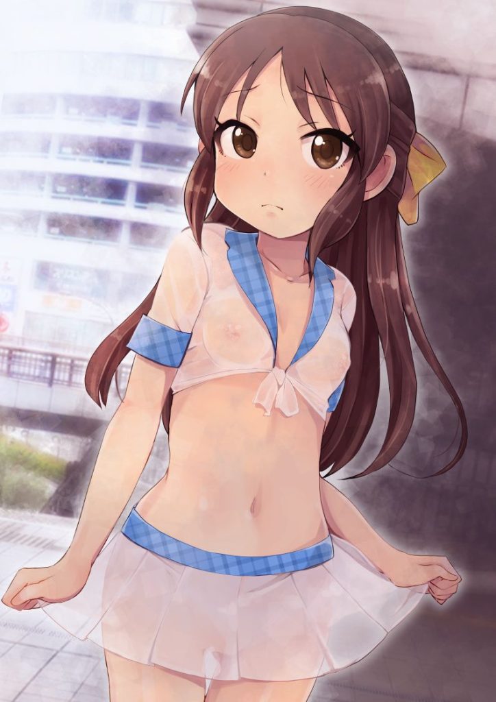 貧乳の二次エロ画像でいい夢みましょ♪