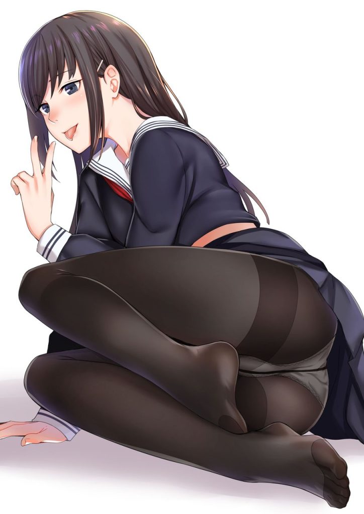 【二次】お尻のメチャシコで可愛い女の子のエッチな画像