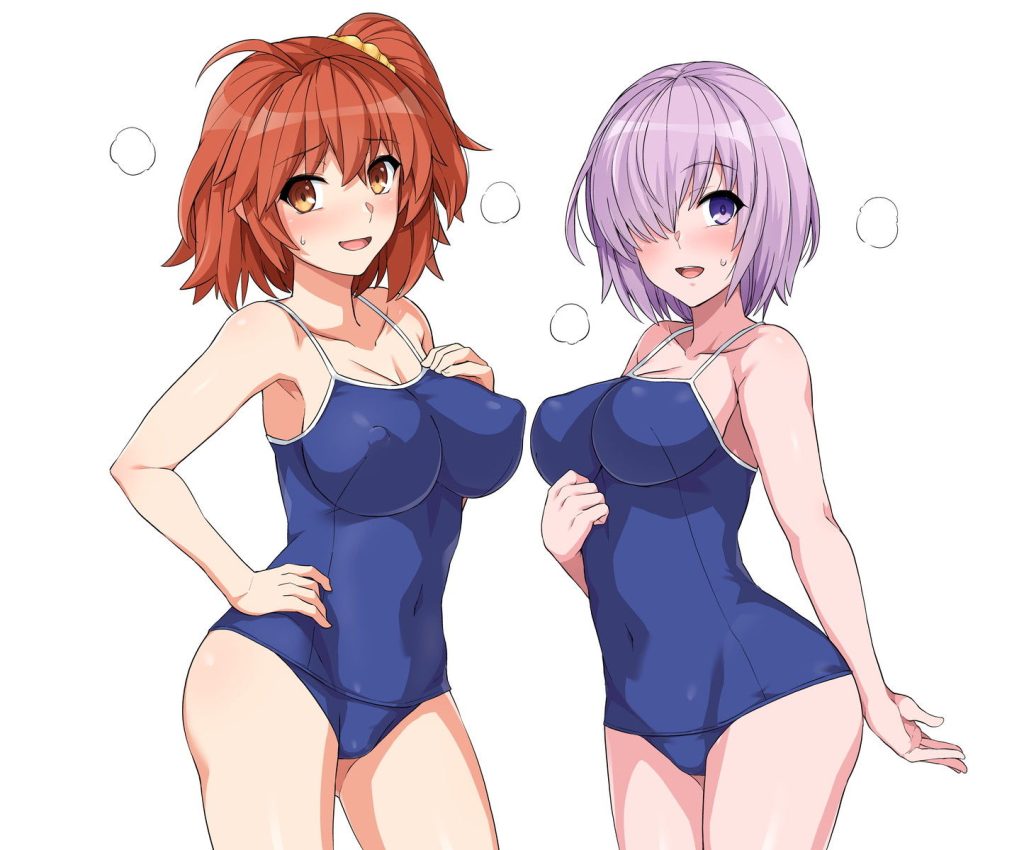 【二次】スク水のメチャシコで可愛い女の子のエッチな画像