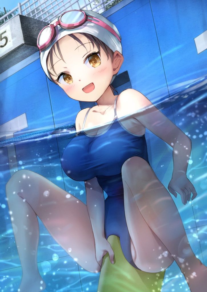 【二次】スク水のメチャシコで可愛い女の子のエッチな画像