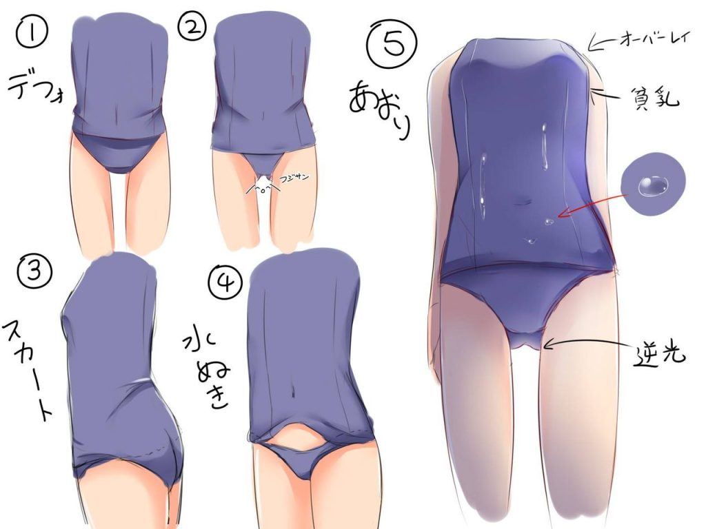 スク水のエロ画像フォルダを解放していく