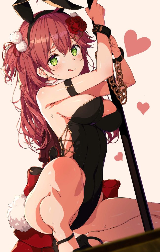 【バニーガール】「ひあぁあ♡イキましゅ♡イってぇしまいましゅうぅー♡」エッチなご奉仕画像