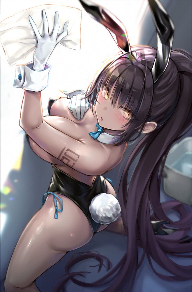 【バニーガール】「ひあぁあ♡イキましゅ♡イってぇしまいましゅうぅー♡」エッチなご奉仕画像