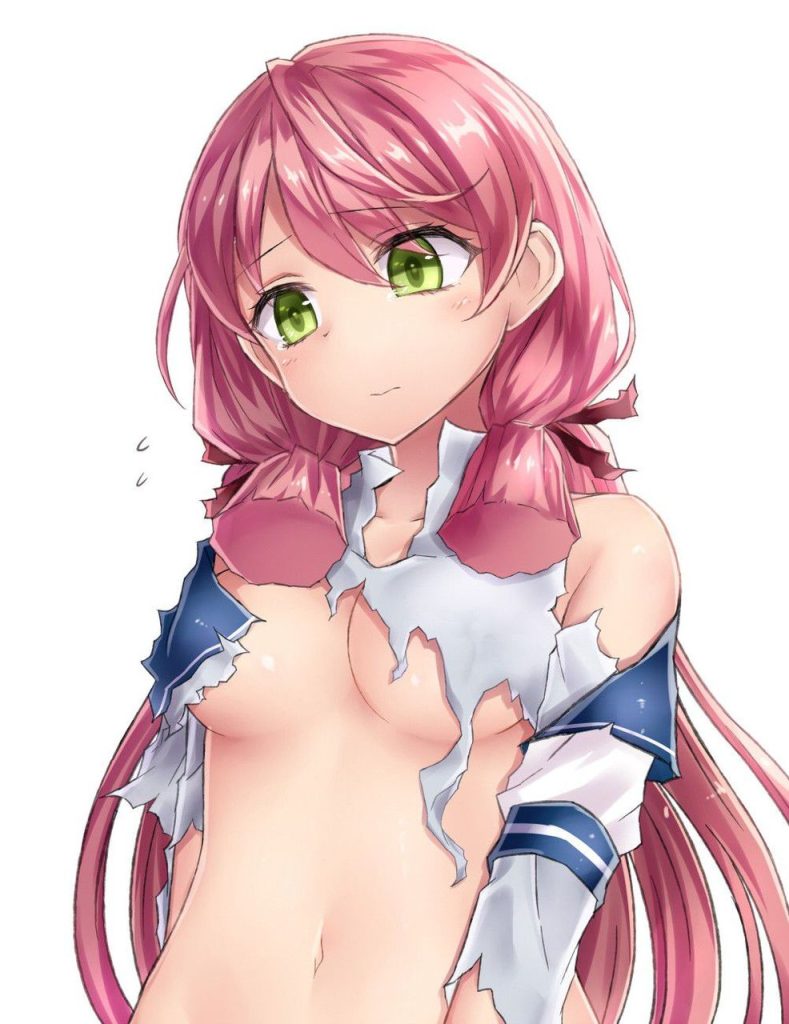 服破れの二次エロ画像