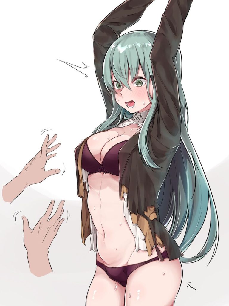 服破れの二次エロ画像