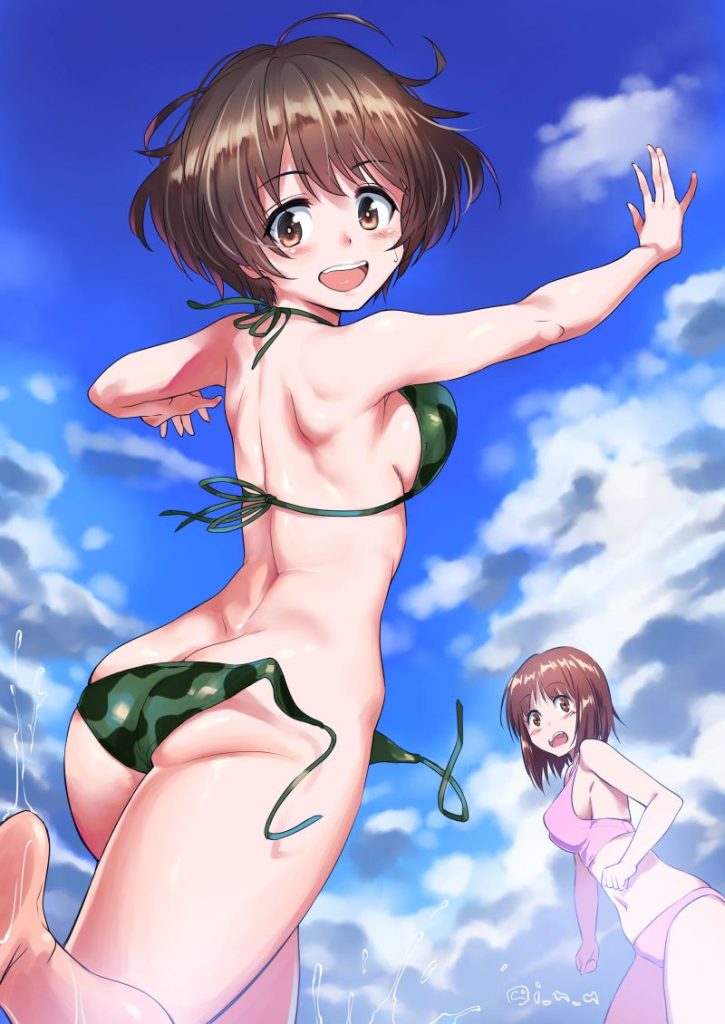 ラッキースケベのエロ可愛い画像貼っていくぜ！