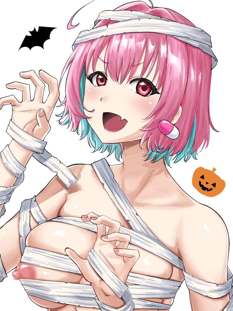 【ハロウィン】「ひあぁあ♡イキましゅ♡イってぇしまいましゅうぅー♡」エッチなご奉仕画像