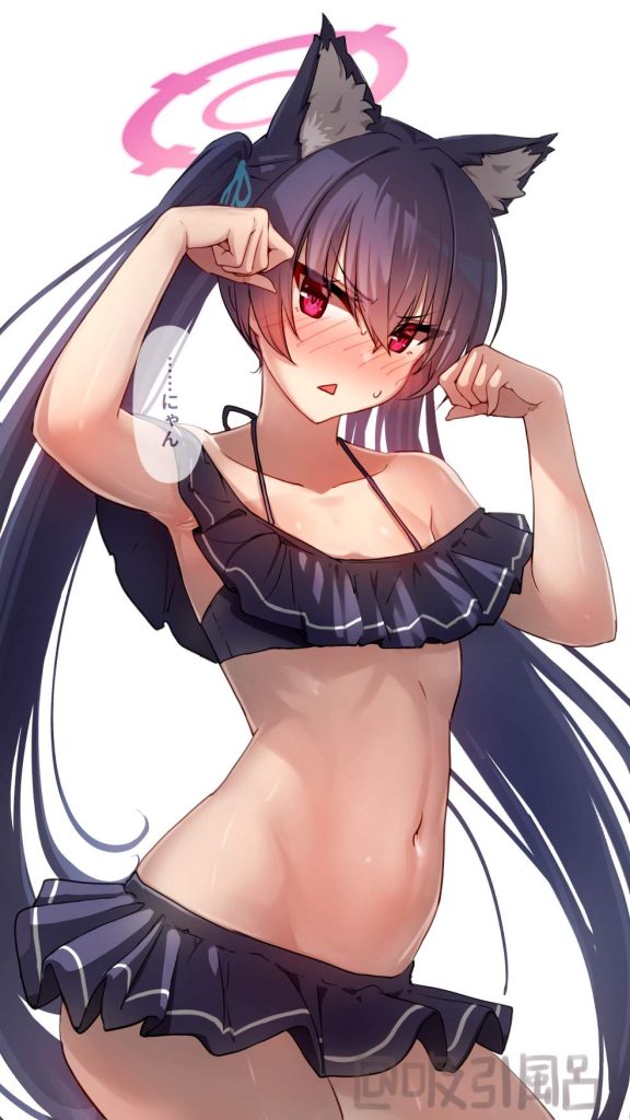 ブルーアーカイブのエロ画像フォルダを解放していく