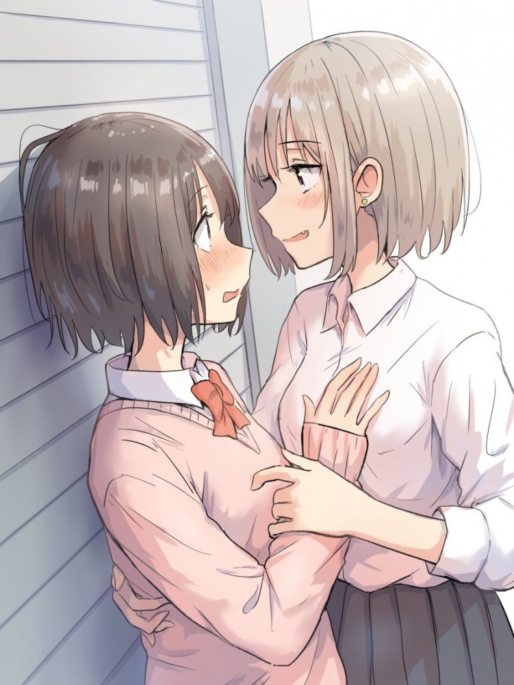 百合・レズの二次元エロ画像。