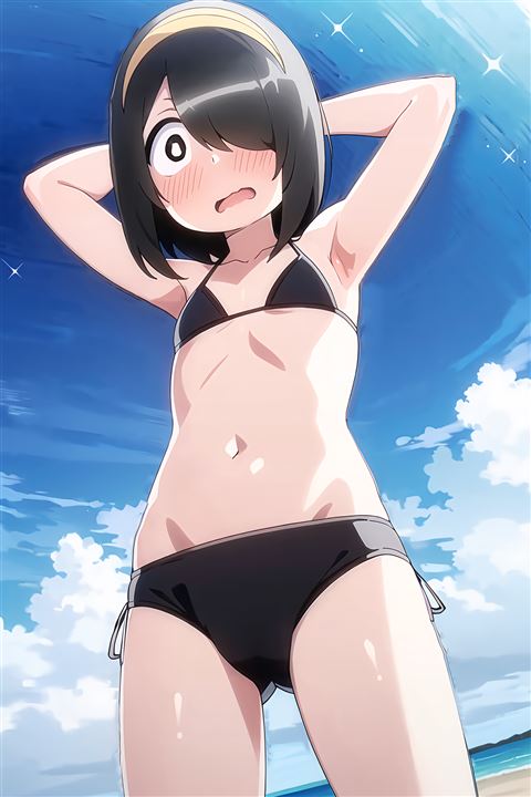 貧乳の二次エロ画像くだしあ。