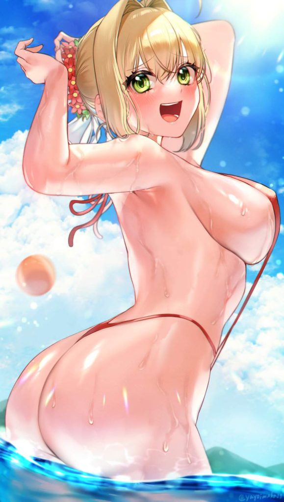 【二次】水着のメチャシコで可愛い女の子のエッチな画像