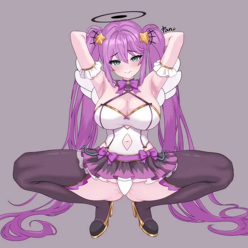 わきフェチの可愛い二次元画像。