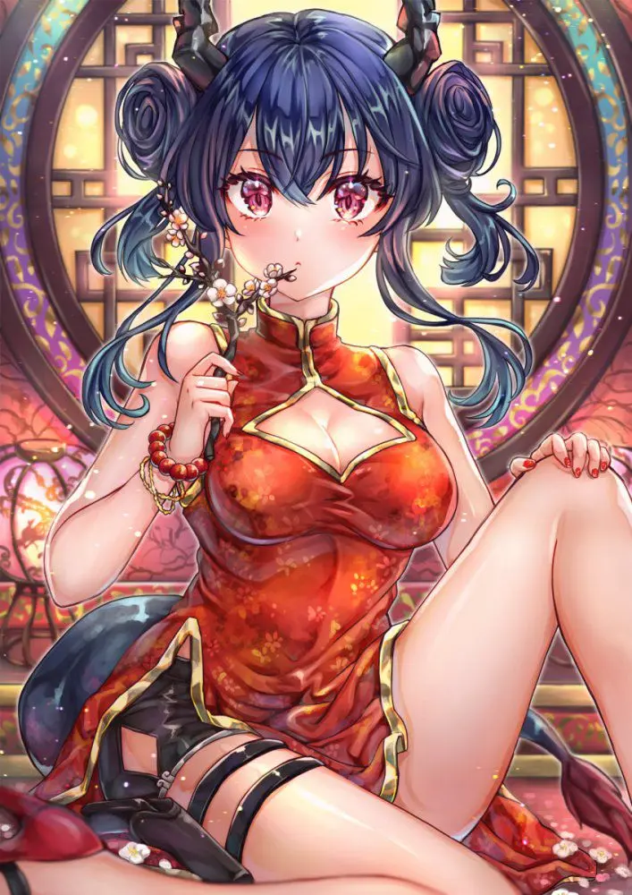 チャイナ服のエロ画像