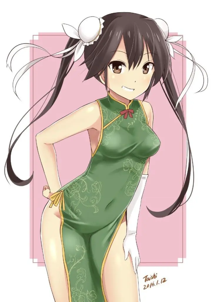 チャイナ服のエロ画像