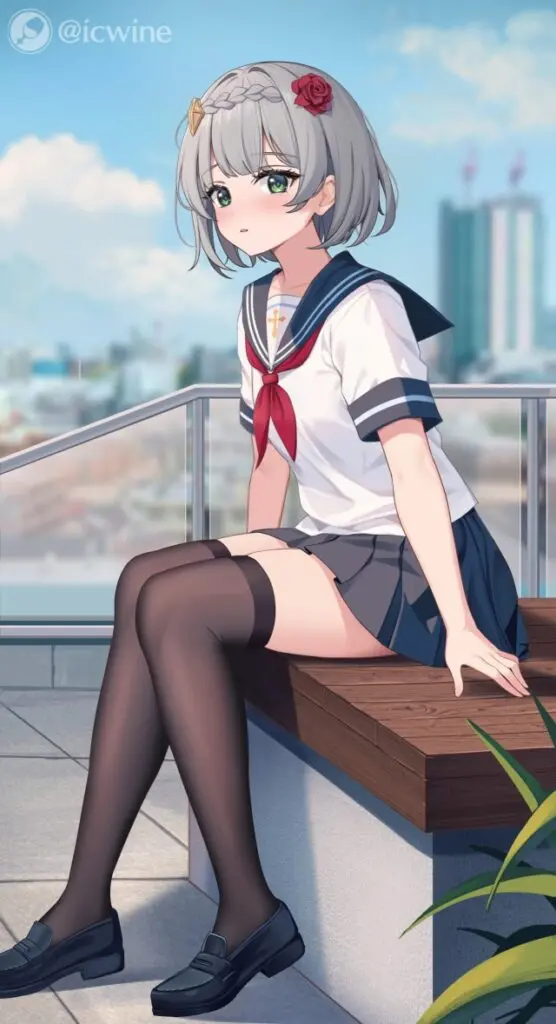 ニーソを期待する人が集まる画像倉庫。