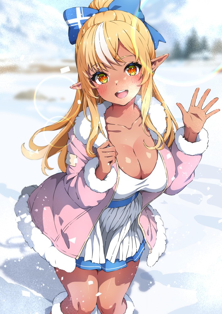 エルフ耳の二次エロ画像でいい夢みましょ♪
