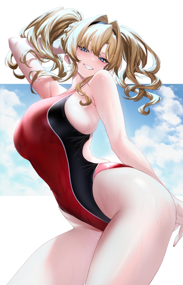 【二次】水着のメチャシコで可愛い女の子のエッチな画像