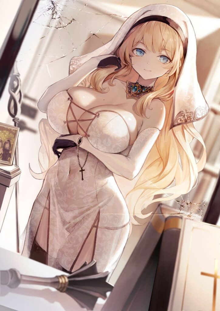金髪のエッチな魅力が分かるエロ画像