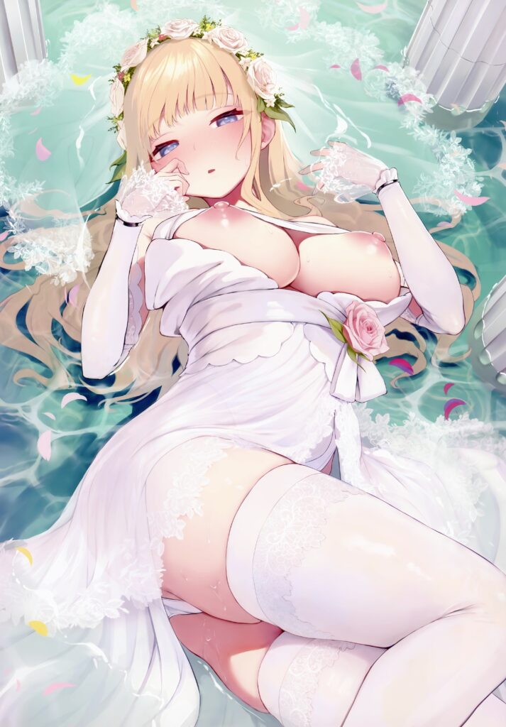 こんなにエロ過ぎるウェディングドレスの画像は反則です！