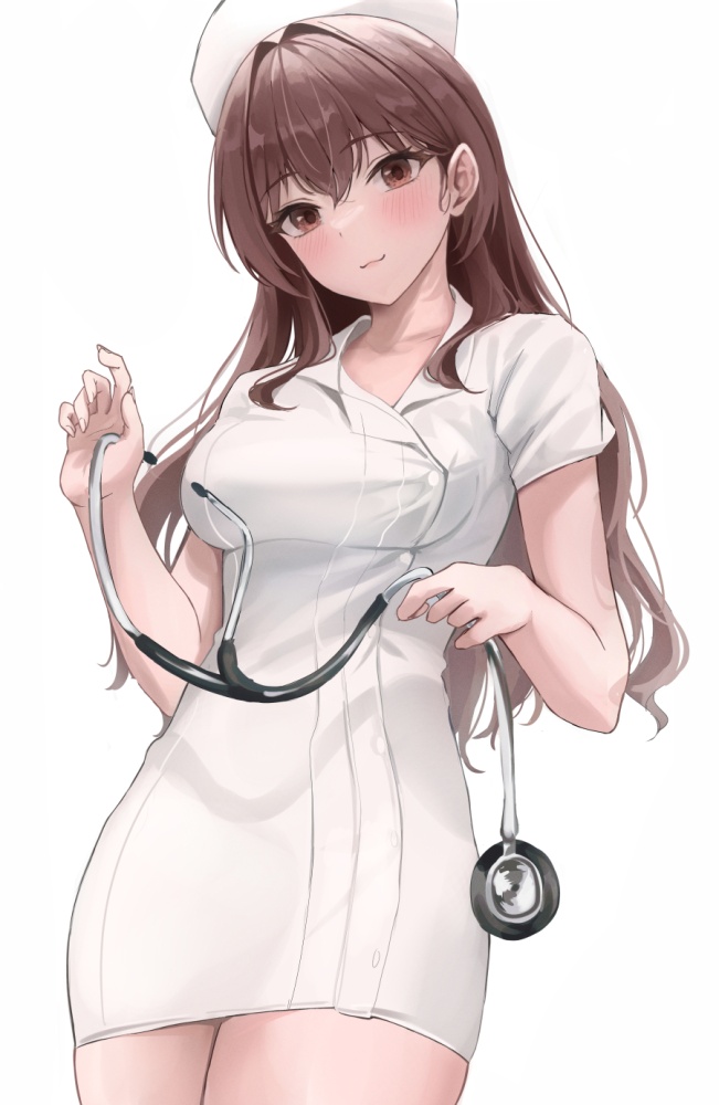 ナースの可愛い二次元画像。