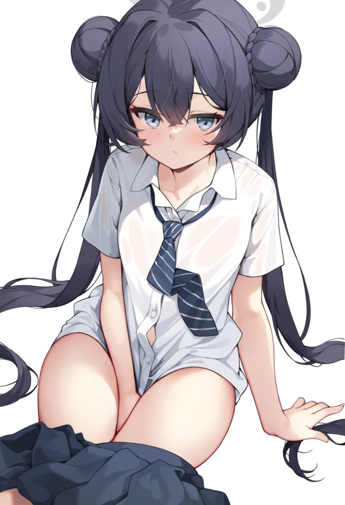 脱ぎかけの虹エロ画像