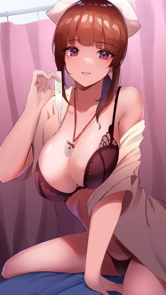 ナースの可愛い二次元画像。