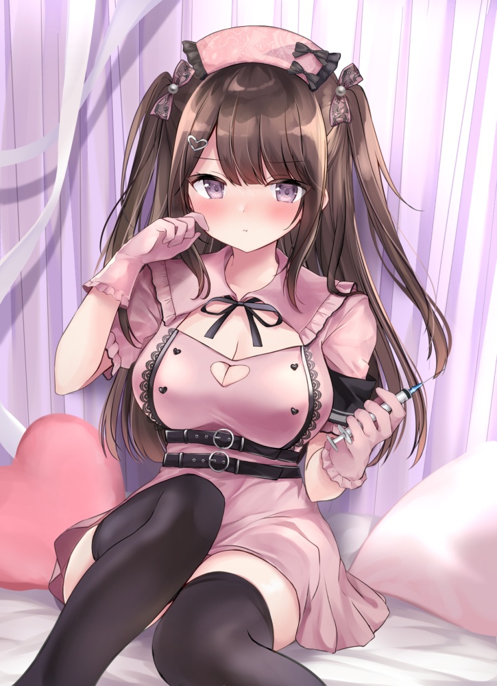 ナースの可愛い二次元画像。