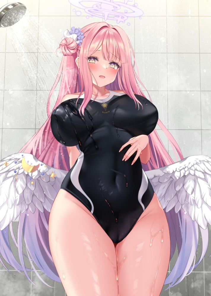 競泳水着のエロ画像をアップ！