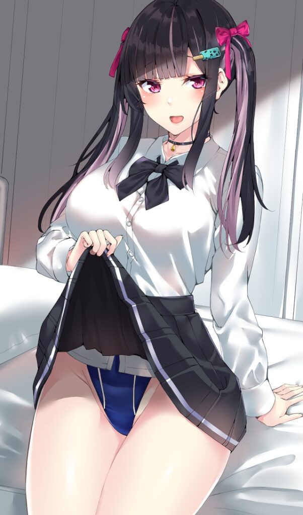 競泳水着の萌えイラスト