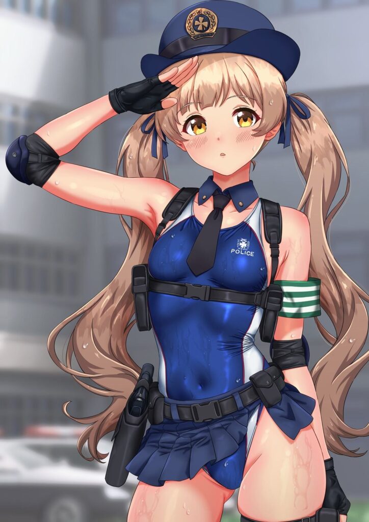競泳水着の萌えイラスト