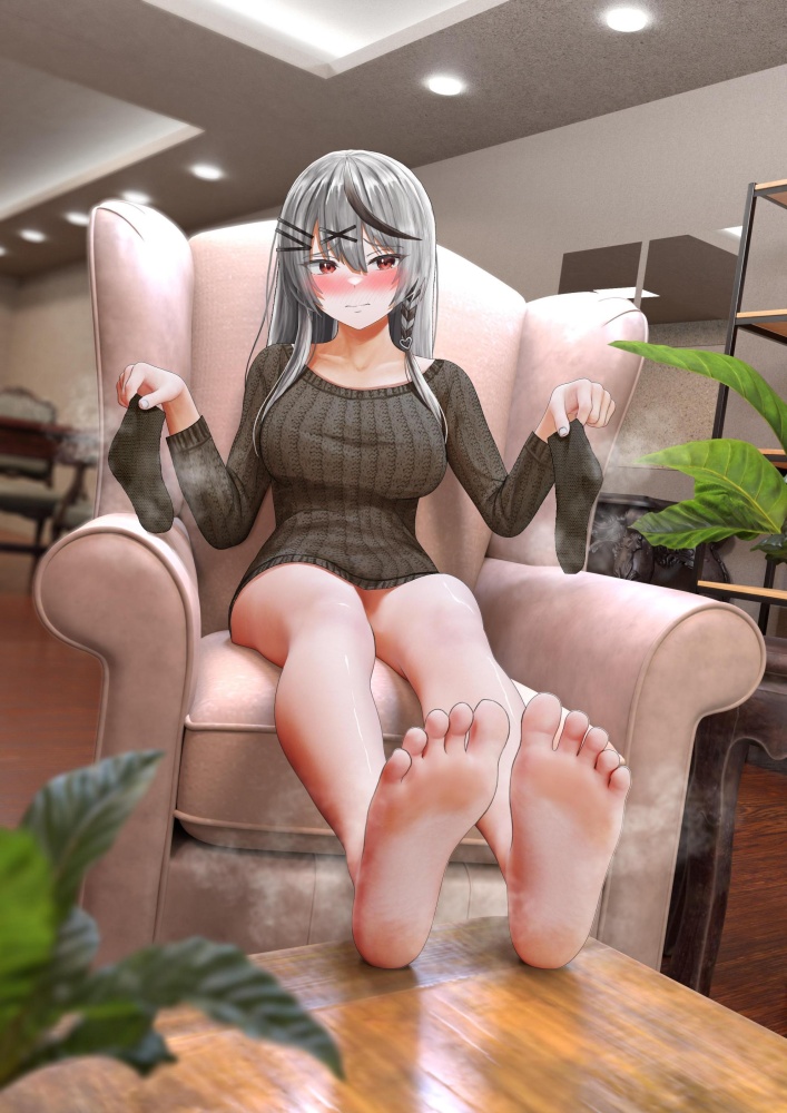 銀髪の二次エロ画像で抜きたい！