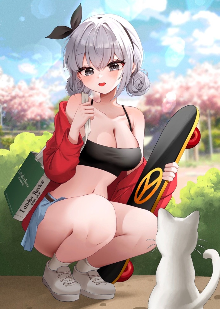 銀髪の二次エロ画像で抜きたい！