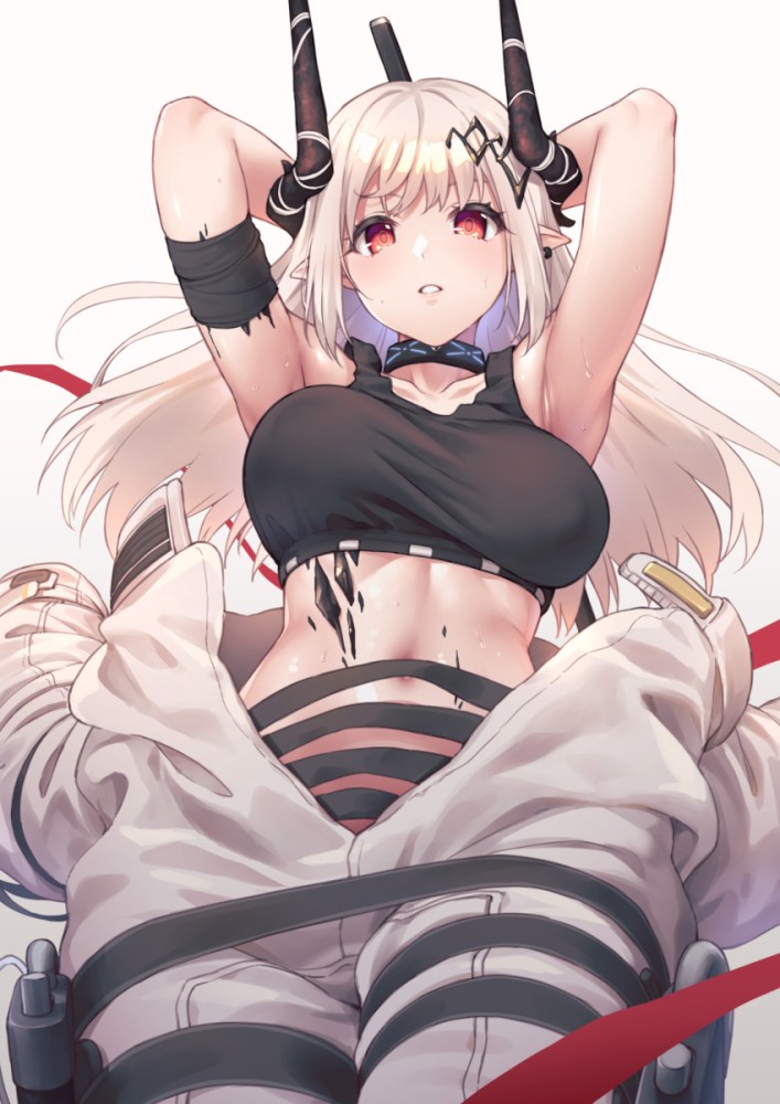 銀髪の二次エロ画像で抜きたい！