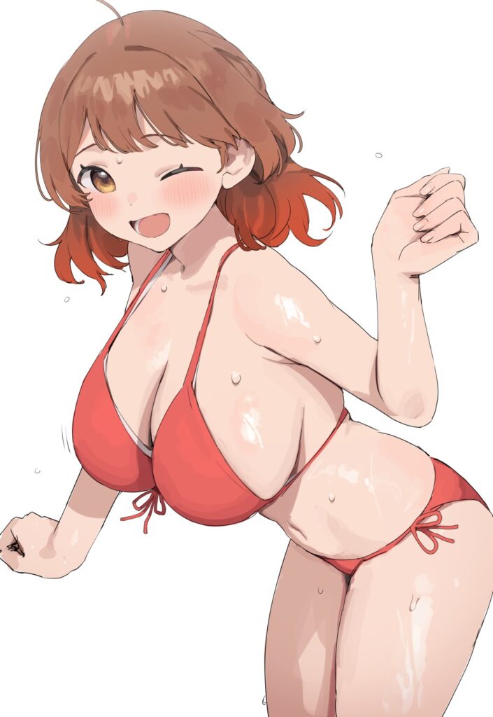 垂れ乳の二次エロ画像