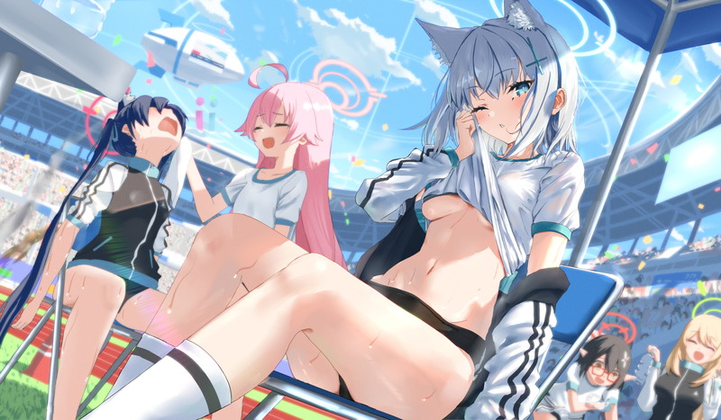 ブルーアーカイブのエロ画像フォルダを解放していく
