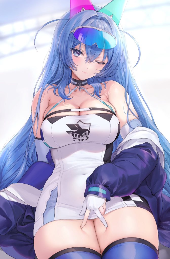 青髪画像で今夜もイチャラブ妄想！「やっ♥ダメェ♥そこぉ♥そこいじめないでぇ♥」