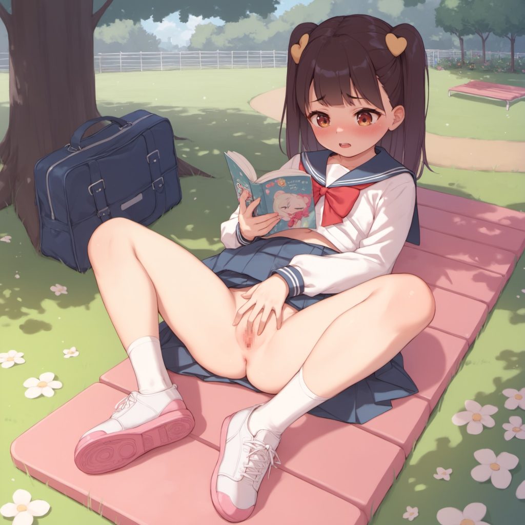 女子高生の萌えイラスト