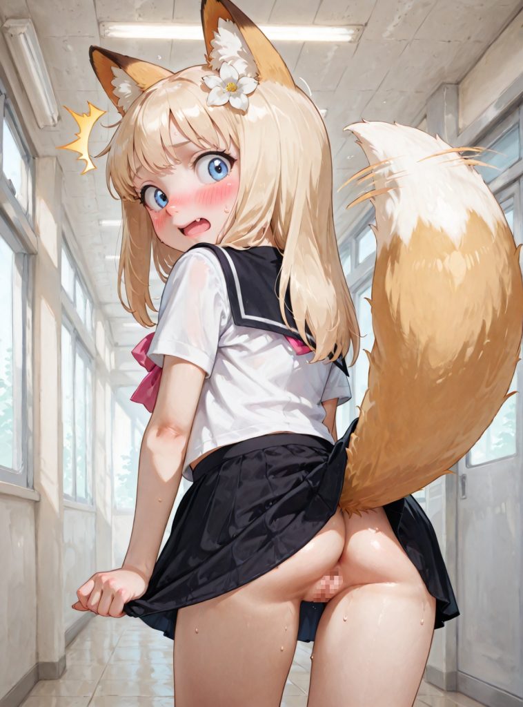 女子高生の萌えイラスト