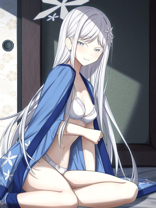 ブルーアーカイブの二次元エロ画像。