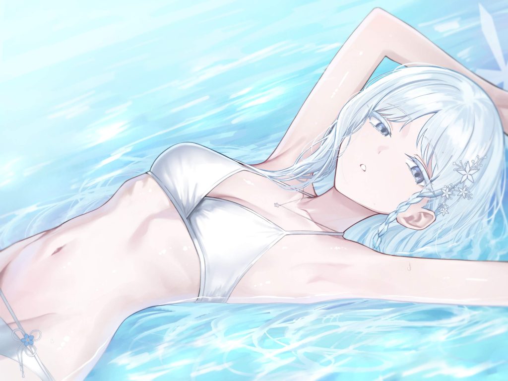 ブルーアーカイブの二次元エロ画像。