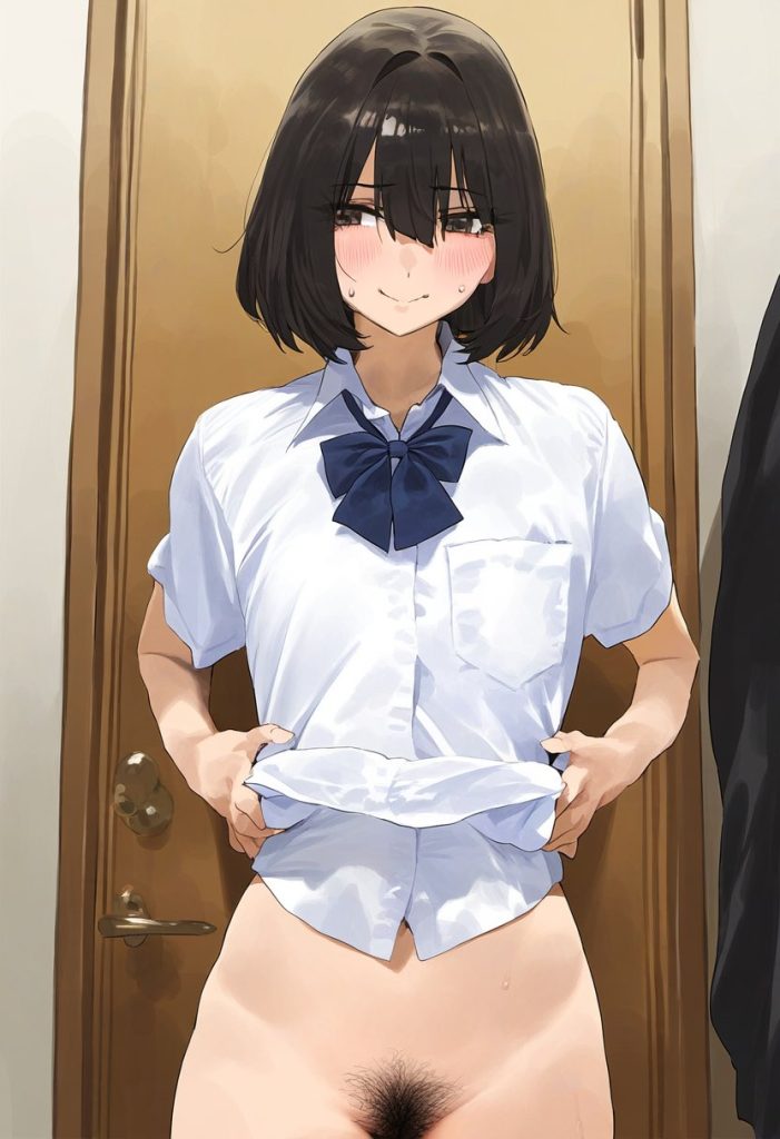 たくし上げのエロ同人のようにドチャシコできる画像集