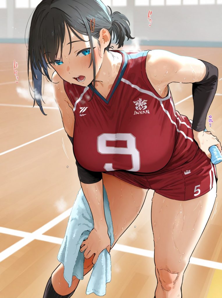 スポーツ少女の萌えイラスト