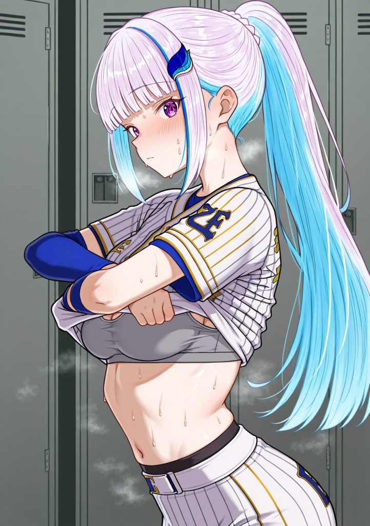 スポーツ少女の萌えイラスト