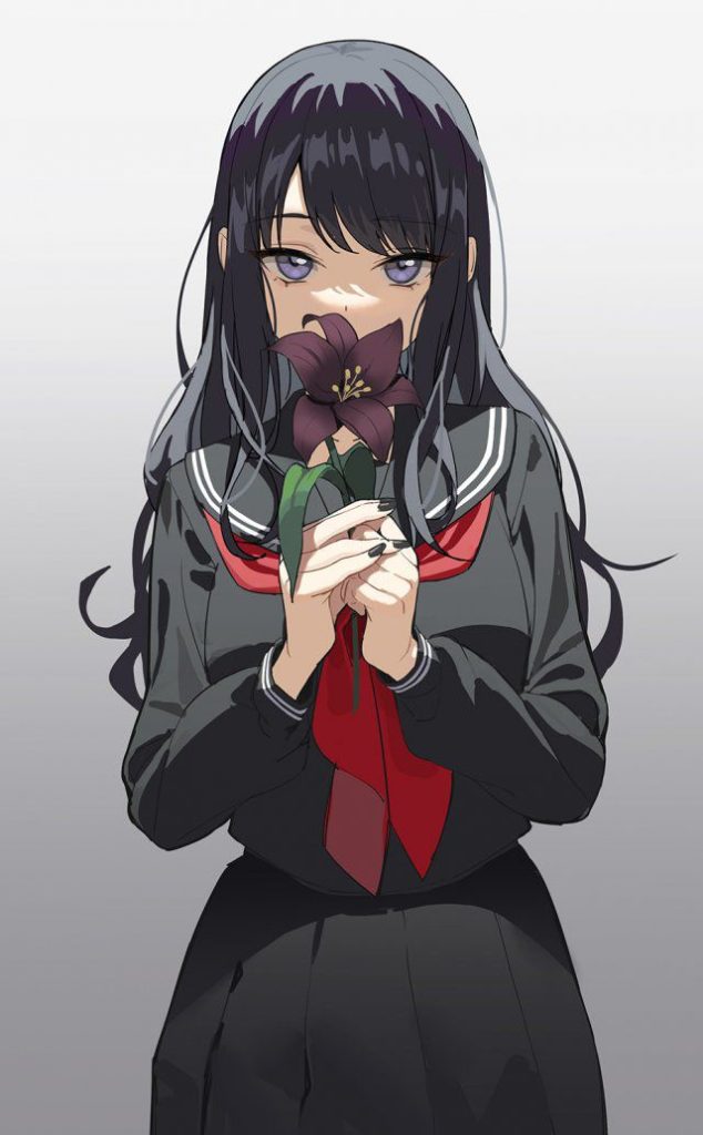 黒髪のエロ同人のようにドチャシコできる画像集