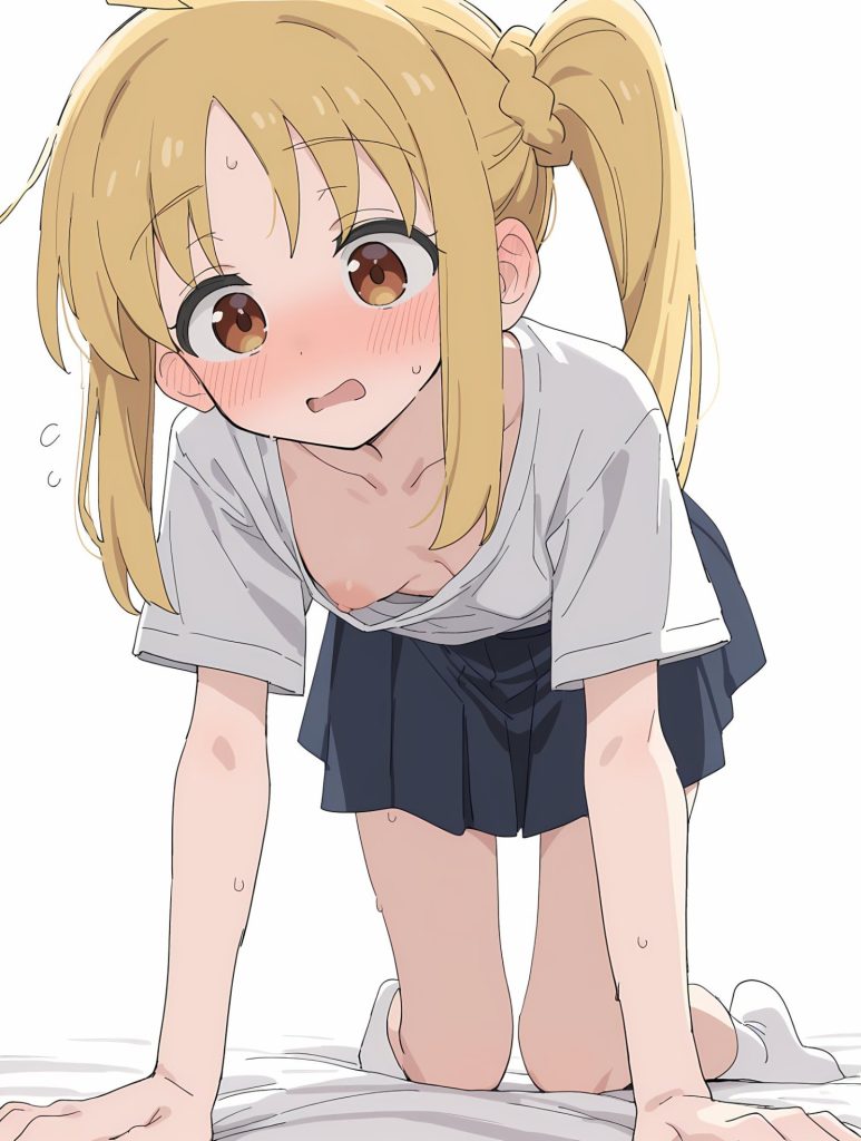 ラッキースケベの二次フェチ画像。