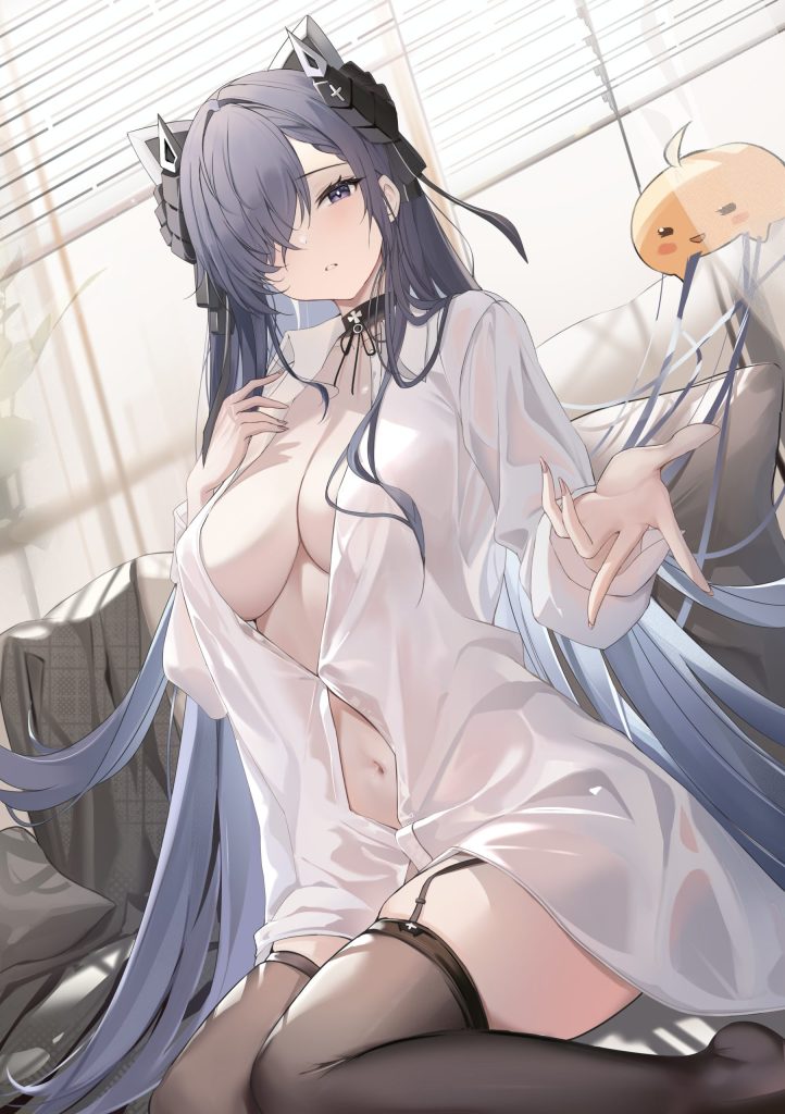 片目隠れのレベルが高いエロ画像