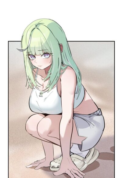 緑髪のエロ画像