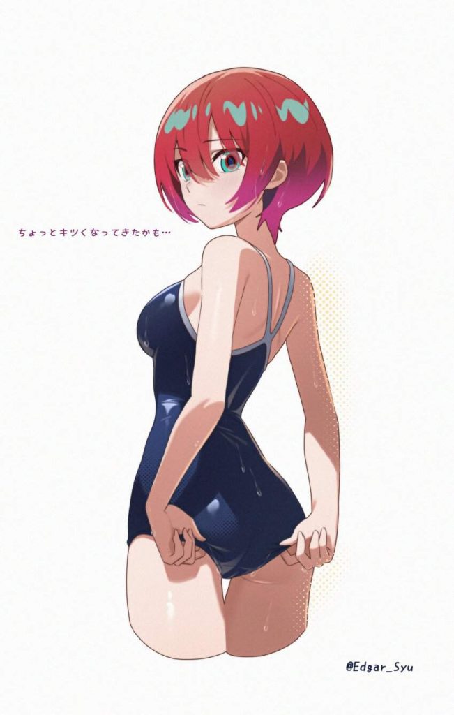 スク水の二次エロ画像で抜きたい！