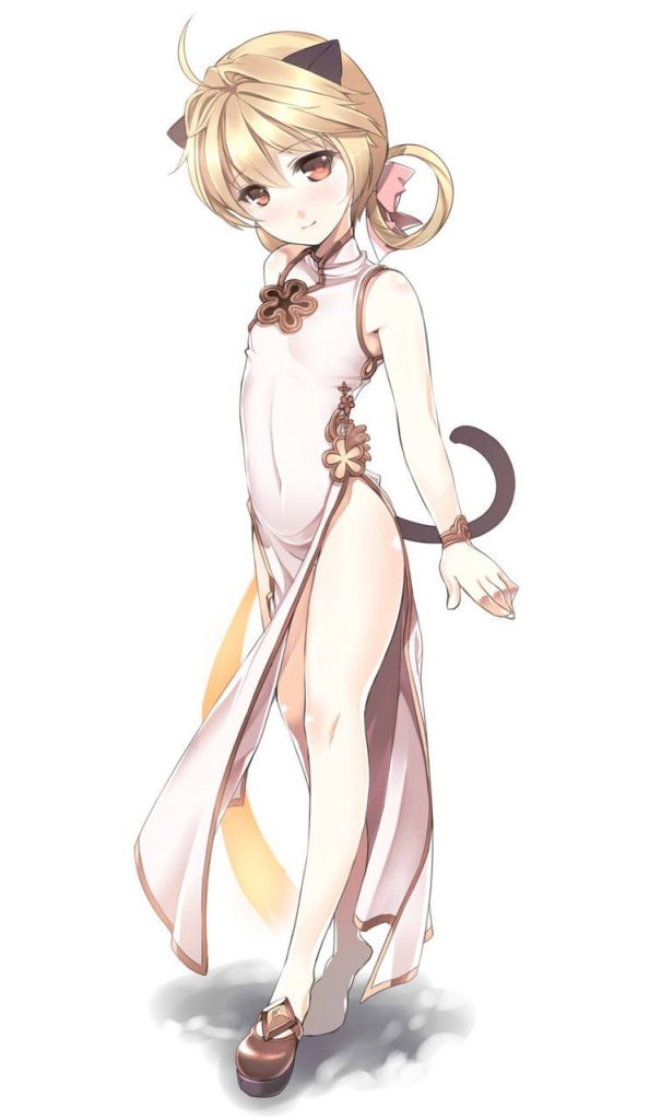 チャイナ服の虹エロ画像